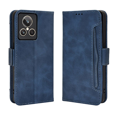 Handytasche Stand Schutzhülle Flip Leder Hülle BY3 für Realme GT2 Master Explorer Blau