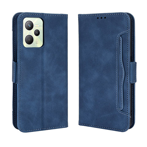 Handytasche Stand Schutzhülle Flip Leder Hülle BY3 für Realme Narzo 50A Prime Blau