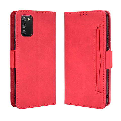 Handytasche Stand Schutzhülle Flip Leder Hülle BY3 für Samsung Galaxy A03s Rot