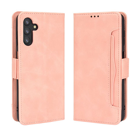 Handytasche Stand Schutzhülle Flip Leder Hülle BY3 für Samsung Galaxy A04s Rosa