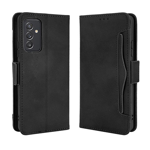 Handytasche Stand Schutzhülle Flip Leder Hülle BY3 für Samsung Galaxy A15 4G Schwarz