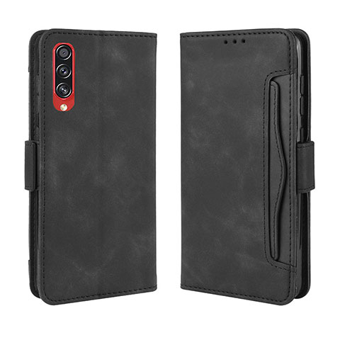 Handytasche Stand Schutzhülle Flip Leder Hülle BY3 für Samsung Galaxy A70S Schwarz