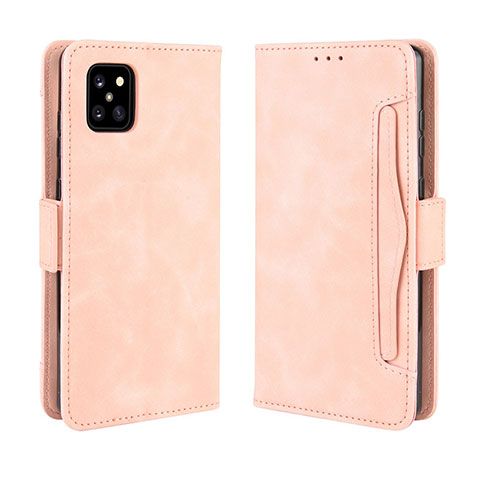 Handytasche Stand Schutzhülle Flip Leder Hülle BY3 für Samsung Galaxy A81 Rosa