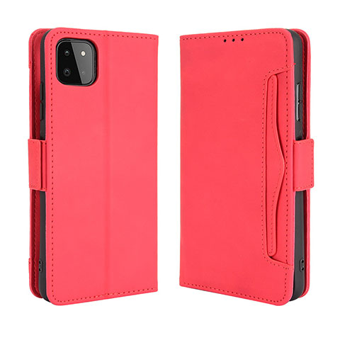 Handytasche Stand Schutzhülle Flip Leder Hülle BY3 für Samsung Galaxy F42 5G Rot