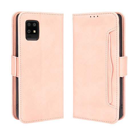 Handytasche Stand Schutzhülle Flip Leder Hülle BY3 für Sharp Aquos Zero6 Rosa