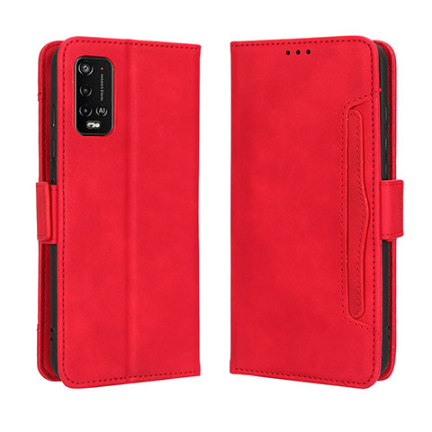 Handytasche Stand Schutzhülle Flip Leder Hülle BY3 für Wiko Power U20 Rot