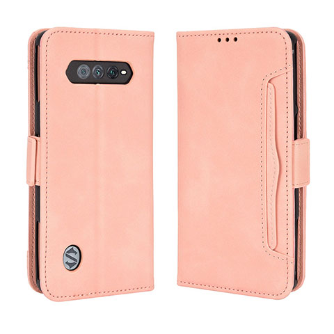 Handytasche Stand Schutzhülle Flip Leder Hülle BY3 für Xiaomi Black Shark 4S 5G Rosa