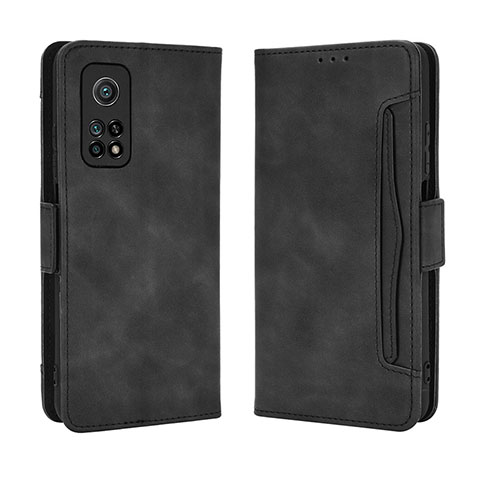 Handytasche Stand Schutzhülle Flip Leder Hülle BY3 für Xiaomi Mi 10T 5G Schwarz