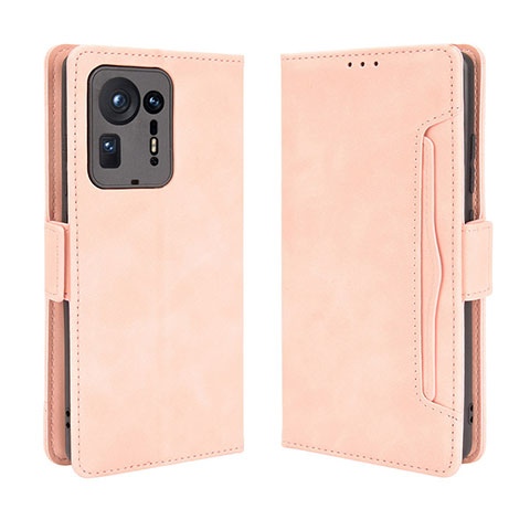 Handytasche Stand Schutzhülle Flip Leder Hülle BY3 für Xiaomi Mi Mix 4 5G Rosa