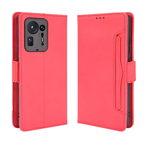 Handytasche Stand Schutzhülle Flip Leder Hülle BY3 für Xiaomi Mi Mix 4 5G Rot