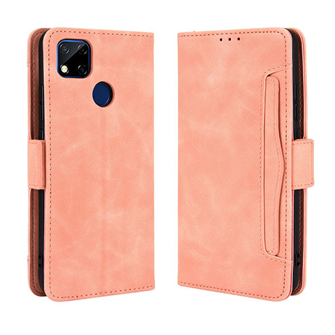 Handytasche Stand Schutzhülle Flip Leder Hülle BY3 für Xiaomi POCO C31 Rosa