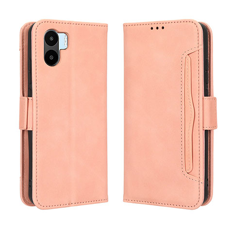 Handytasche Stand Schutzhülle Flip Leder Hülle BY3 für Xiaomi Poco C51 Rosa