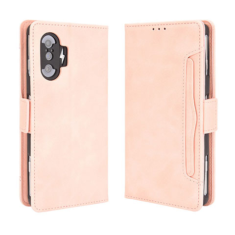 Handytasche Stand Schutzhülle Flip Leder Hülle BY3 für Xiaomi Redmi K40 Gaming 5G Rosa