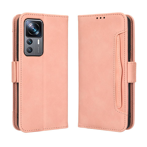 Handytasche Stand Schutzhülle Flip Leder Hülle BY3 für Xiaomi Redmi K50 Ultra 5G Rosa