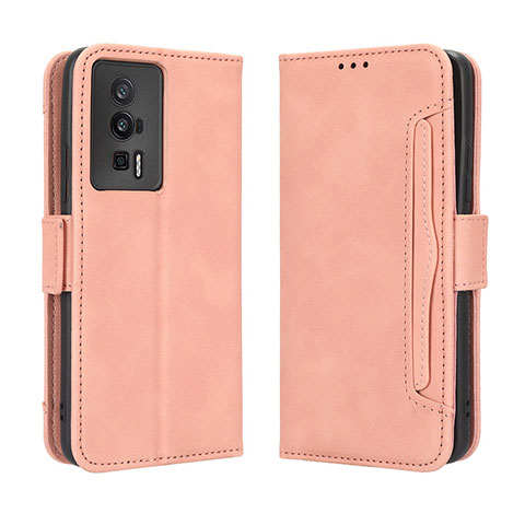 Handytasche Stand Schutzhülle Flip Leder Hülle BY3 für Xiaomi Redmi K60 Pro 5G Rosa