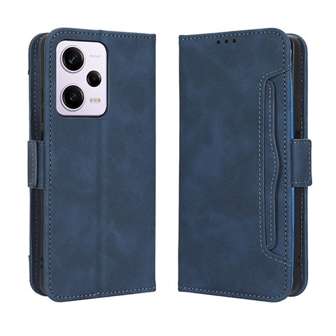 Handytasche Stand Schutzhülle Flip Leder Hülle BY3 für Xiaomi Redmi Note 12 Explorer Blau