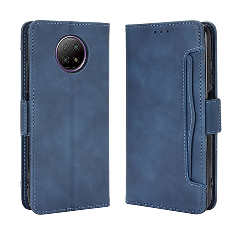 Handytasche Stand Schutzhülle Flip Leder Hülle BY3 für Xiaomi Redmi Note 9 5G Blau