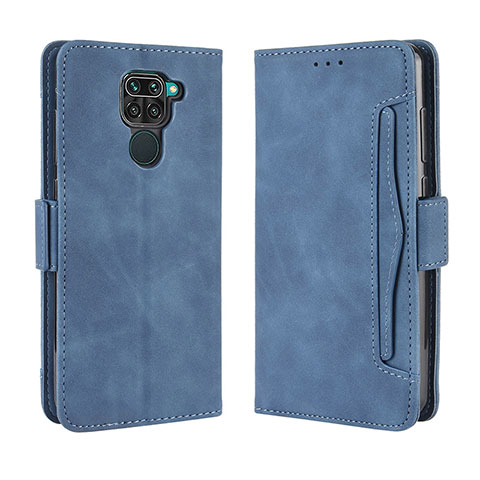 Handytasche Stand Schutzhülle Flip Leder Hülle BY3 für Xiaomi Redmi Note 9 Blau