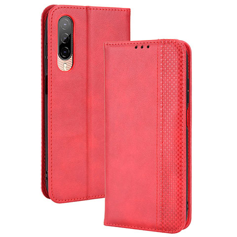 Handytasche Stand Schutzhülle Flip Leder Hülle BY4 für HTC Desire 22 Pro 5G Rot