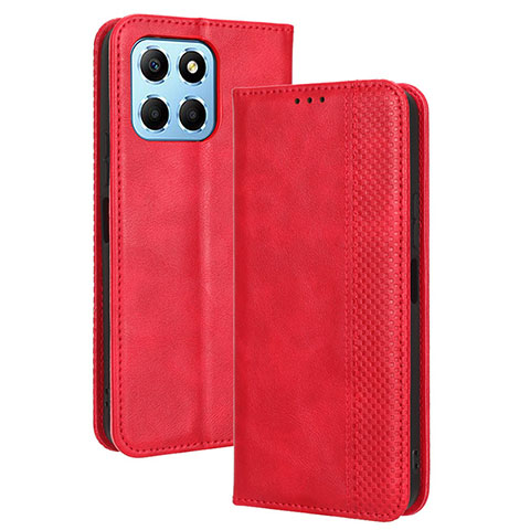 Handytasche Stand Schutzhülle Flip Leder Hülle BY4 für Huawei Honor 70 Lite 5G Rot