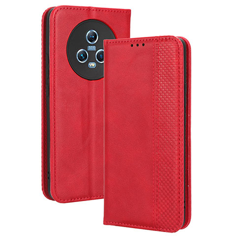 Handytasche Stand Schutzhülle Flip Leder Hülle BY4 für Huawei Honor Magic5 5G Rot