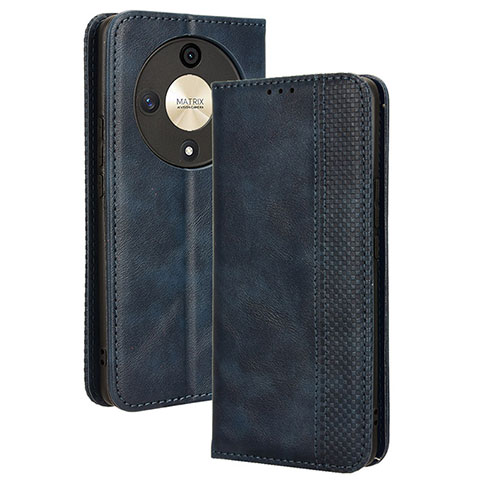 Handytasche Stand Schutzhülle Flip Leder Hülle BY4 für Huawei Honor Magic6 Lite 5G Blau