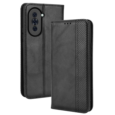 Handytasche Stand Schutzhülle Flip Leder Hülle BY4 für Huawei Nova 10 Schwarz