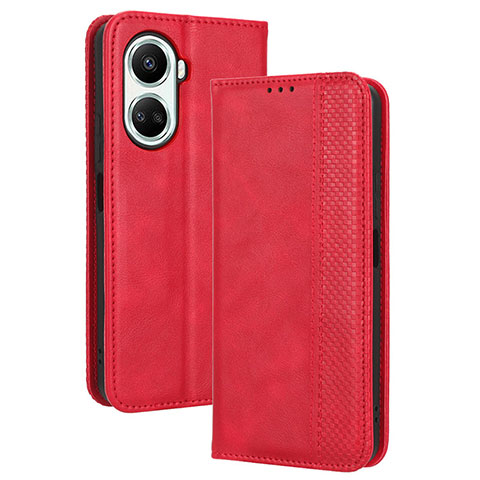 Handytasche Stand Schutzhülle Flip Leder Hülle BY4 für Huawei Nova 10 SE Rot