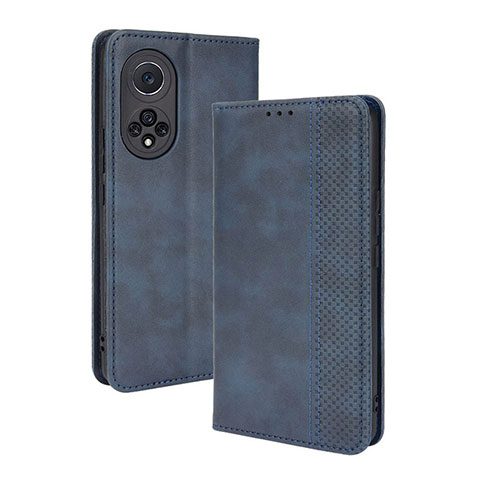 Handytasche Stand Schutzhülle Flip Leder Hülle BY4 für Huawei Nova 9 Pro Blau