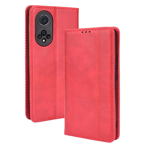 Handytasche Stand Schutzhülle Flip Leder Hülle BY4 für Huawei Nova 9 Pro Rot