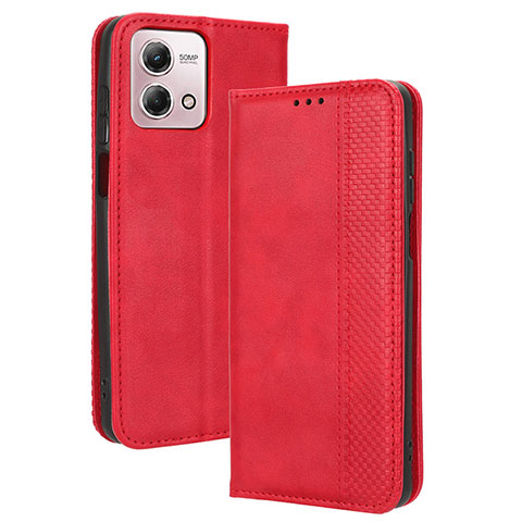 Handytasche Stand Schutzhülle Flip Leder Hülle BY4 für Motorola Moto G Stylus (2023) 4G Rot