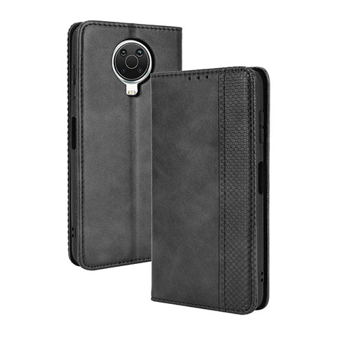 Handytasche Stand Schutzhülle Flip Leder Hülle BY4 für Nokia 6.3 Schwarz