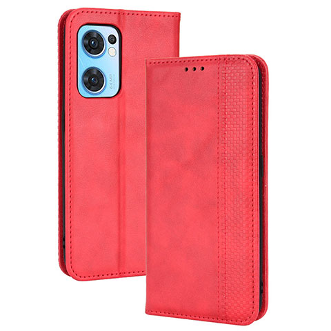 Handytasche Stand Schutzhülle Flip Leder Hülle BY4 für OnePlus Nord CE 2 5G Rot