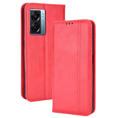 Handytasche Stand Schutzhülle Flip Leder Hülle BY4 für OnePlus Nord N300 5G Rot