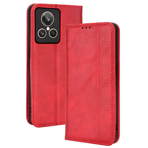 Handytasche Stand Schutzhülle Flip Leder Hülle BY4 für Realme GT2 Master Explorer Rot