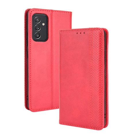 Handytasche Stand Schutzhülle Flip Leder Hülle BY4 für Samsung Galaxy A15 4G Rot