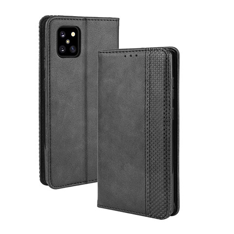 Handytasche Stand Schutzhülle Flip Leder Hülle BY4 für Samsung Galaxy A81 Schwarz