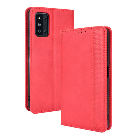 Handytasche Stand Schutzhülle Flip Leder Hülle BY4 für Samsung Galaxy F52 5G Rot