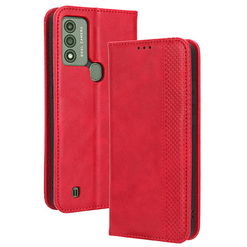 Handytasche Stand Schutzhülle Flip Leder Hülle BY4 für Wiko Voix Rot