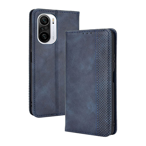 Handytasche Stand Schutzhülle Flip Leder Hülle BY4 für Xiaomi Mi 11X 5G Blau