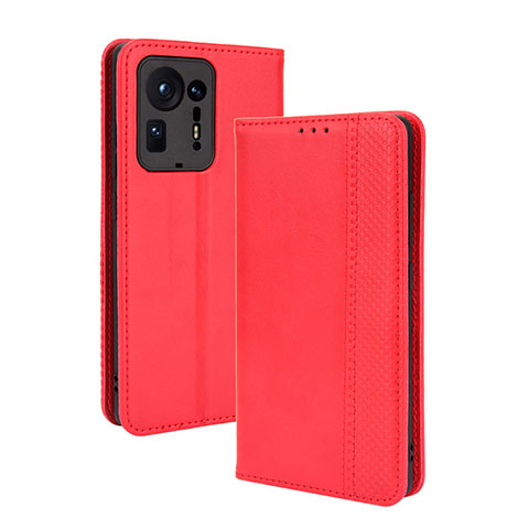 Handytasche Stand Schutzhülle Flip Leder Hülle BY4 für Xiaomi Mi Mix 4 5G Rot