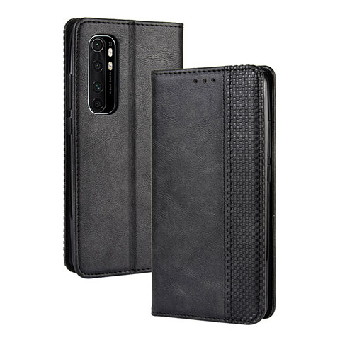 Handytasche Stand Schutzhülle Flip Leder Hülle BY4 für Xiaomi Mi Note 10 Lite Schwarz