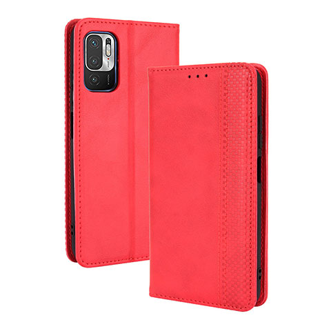 Handytasche Stand Schutzhülle Flip Leder Hülle BY4 für Xiaomi Redmi Note 11 SE 5G Rot