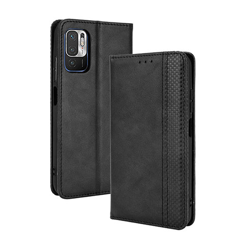 Handytasche Stand Schutzhülle Flip Leder Hülle BY4 für Xiaomi Redmi Note 11 SE 5G Schwarz