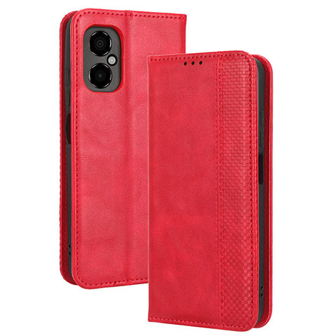 Handytasche Stand Schutzhülle Flip Leder Hülle BY4 für Xiaomi Redmi Note 11R 5G Rot