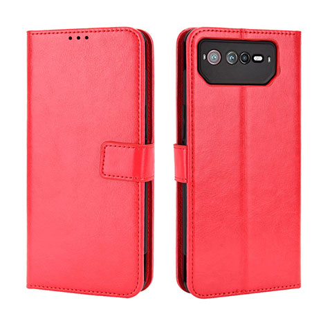 Handytasche Stand Schutzhülle Flip Leder Hülle BY5 für Asus ROG Phone 6 Pro Rot