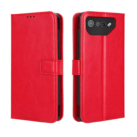 Handytasche Stand Schutzhülle Flip Leder Hülle BY5 für Asus ROG Phone 7 Pro Rot