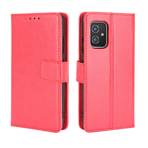 Handytasche Stand Schutzhülle Flip Leder Hülle BY5 für Asus ZenFone 8 Mini Rot