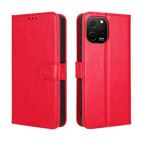 Handytasche Stand Schutzhülle Flip Leder Hülle BY5 für Huawei Enjoy 50z Rot