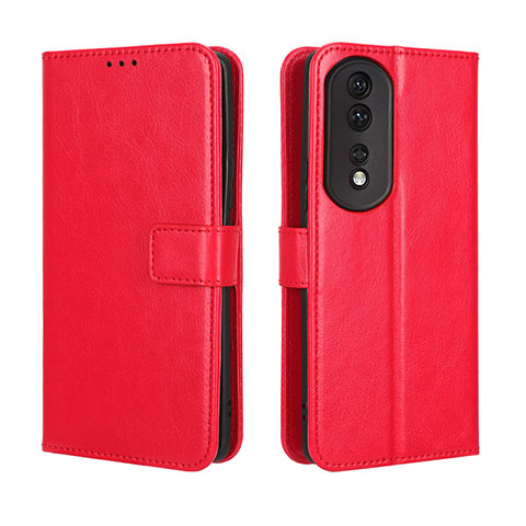 Handytasche Stand Schutzhülle Flip Leder Hülle BY5 für Huawei Honor 80 Pro Flat 5G Rot